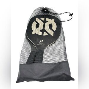 Set Of 2 Onix Recruit Wooden Paddles Starter Pickleball Black & White With Bag